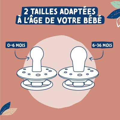 Ciucciuccio Dodie Gaia +6m Sotto il Sole Confezione da 2 - Silicone - Anatomico - Dodie