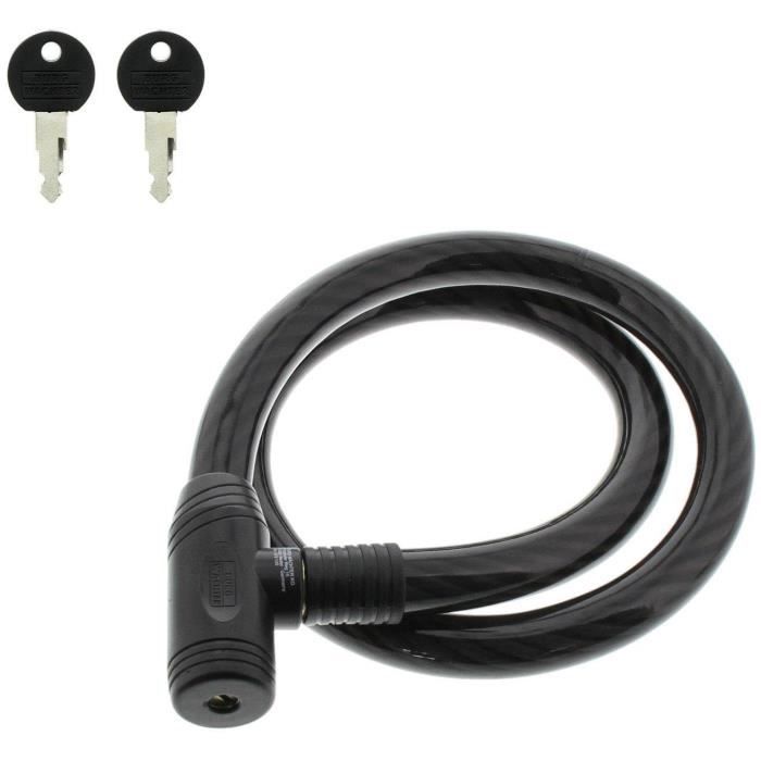 Lucchetto per bicicletta - BURG WACHTER - 570 120 - Chiave, acciaio 25 mm, guaina in PVC