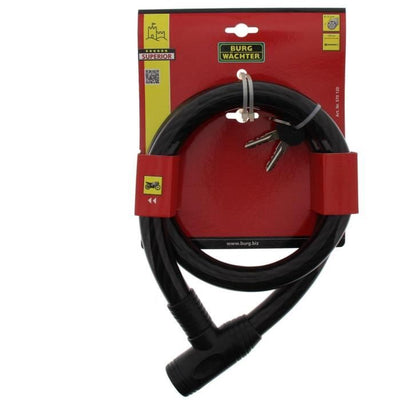 Lucchetto per bicicletta - BURG WACHTER - 570 120 - Chiave, acciaio 25 mm, guaina in PVC