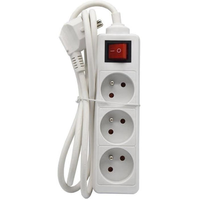 Unità domestica - GAO - 3 prese 2P+T - Con interruttore, conforme NF