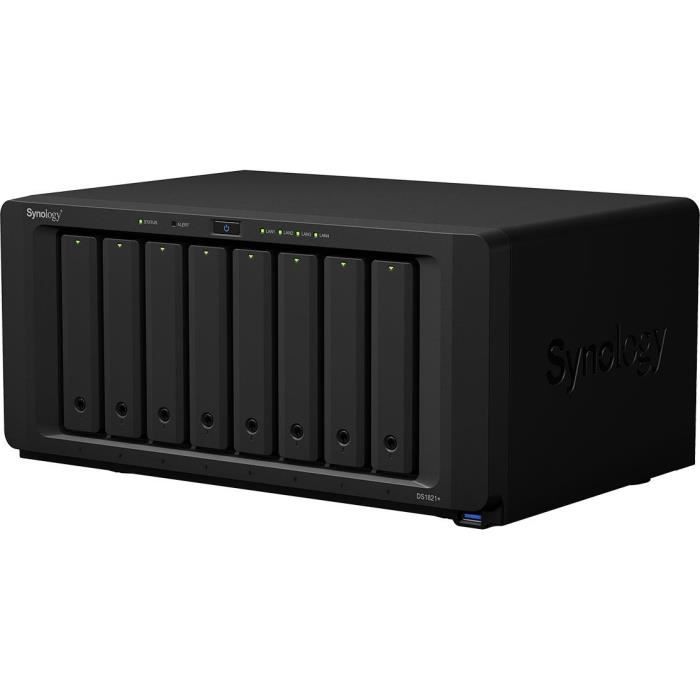 Server NAS - SYNOLOGY - DiskStation DS1821+ - 8 bay - AMD Ryzen V1500B - 4 GB di RAM