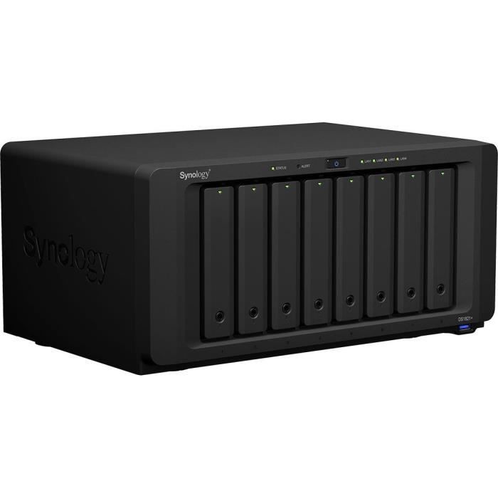 Server NAS - SYNOLOGY - DiskStation DS1821+ - 8 bay - AMD Ryzen V1500B - 4 GB di RAM