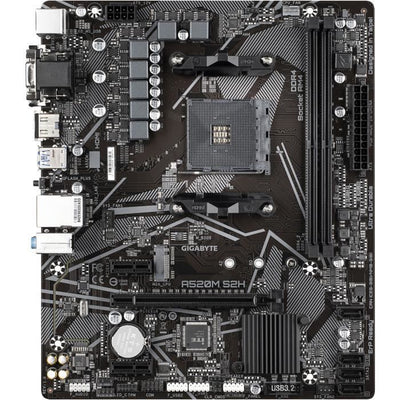 Scheda madre - GIGABYTE - A520M S2H - Micro ATX - Socket AM4 - DDR4 fino a 64 GB