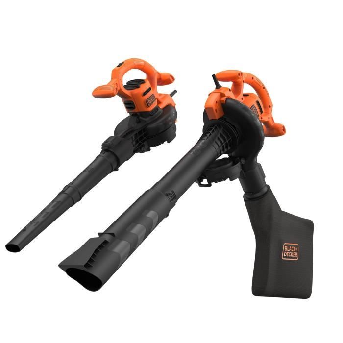 Aspirapolvere soffiante con filo BLACK+DECKER BEBL260-QS 2600 W - Capacità 40 L Volume di aspirazione 11,8 m3/min