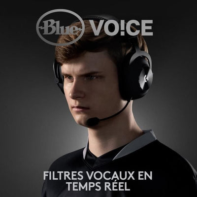 LOGITECH G - Cuffie da gioco wireless - PRO X 2,4 Ghz - Nere - 981-000907