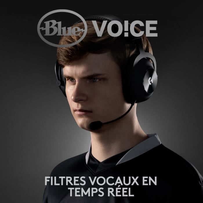 LOGITECH G - Cuffie da gioco wireless - PRO X 2,4 Ghz - Nere - 981-000907