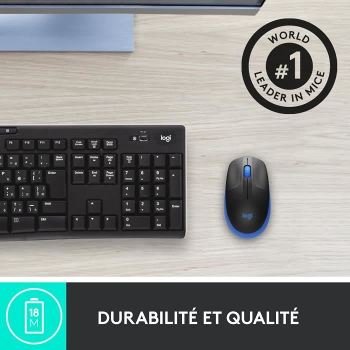 LOGITECH - Mouse wireless blu M190