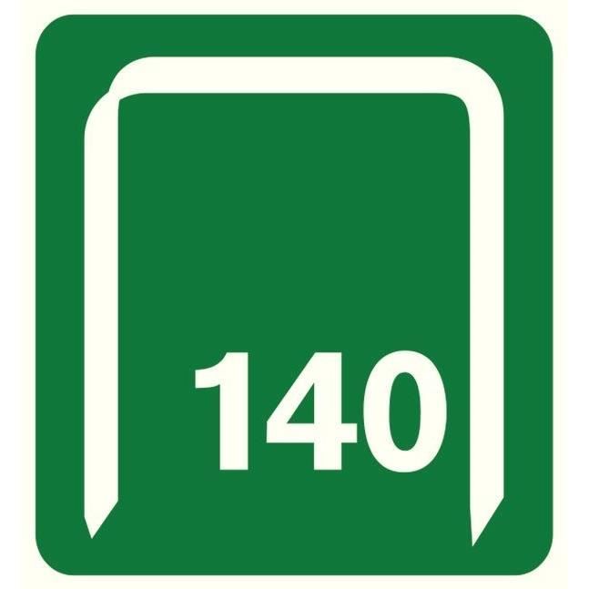 RAPID - Graffette a filo piatto n. 140/06mm, per isolamento e fai da te - Scatola in polipropilene 5000 - (40303088)