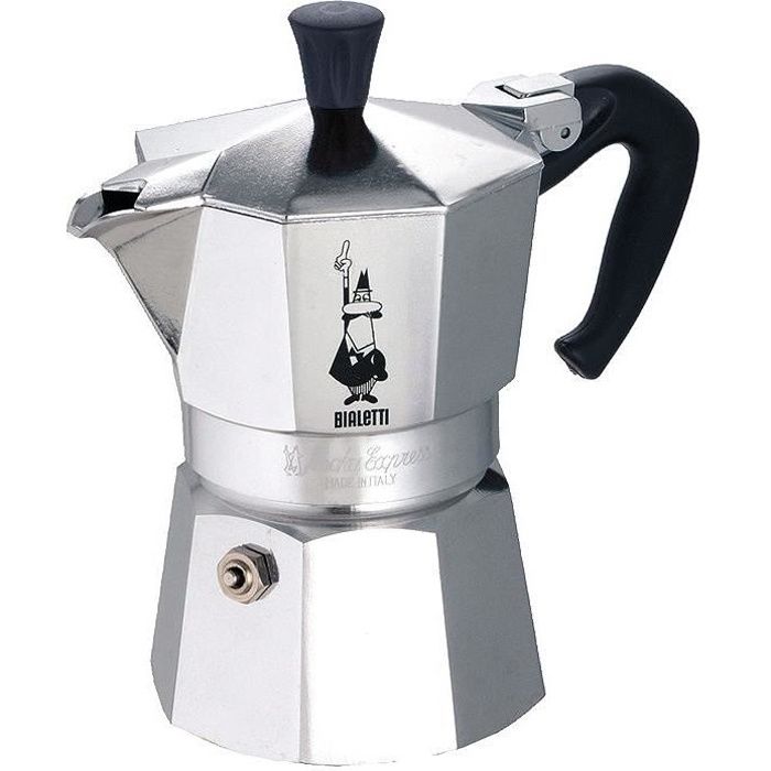 Caffettiera italiana Bialetti - Moka Express - Alluminio - 3 tazze