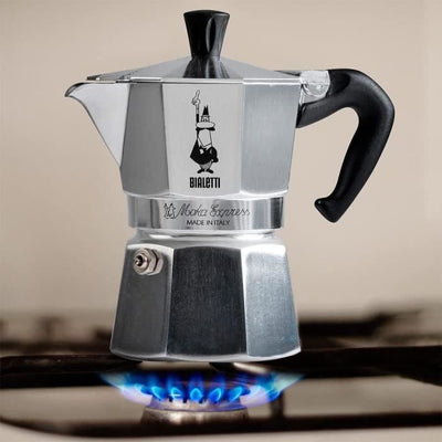 Caffettiera italiana Bialetti - Moka Express - Alluminio - 4 tazze