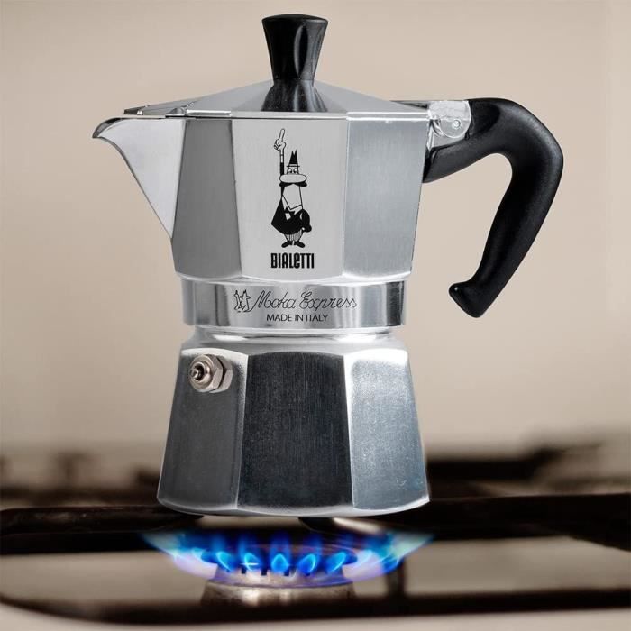 Caffettiera italiana Bialetti - Moka Express - Alluminio - 4 tazze