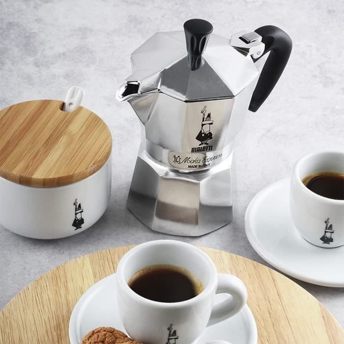 Caffettiera italiana Bialetti - Moka Express - Alluminio - 4 tazze