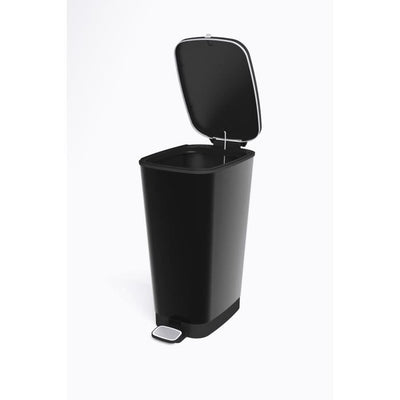 Pattumiera a pedale KIS Chic Bin Style - L - 50 l - Nero