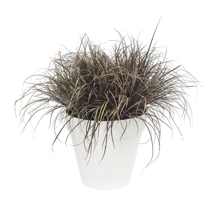 Vaso di fiori LU  40 centimetri Bianco