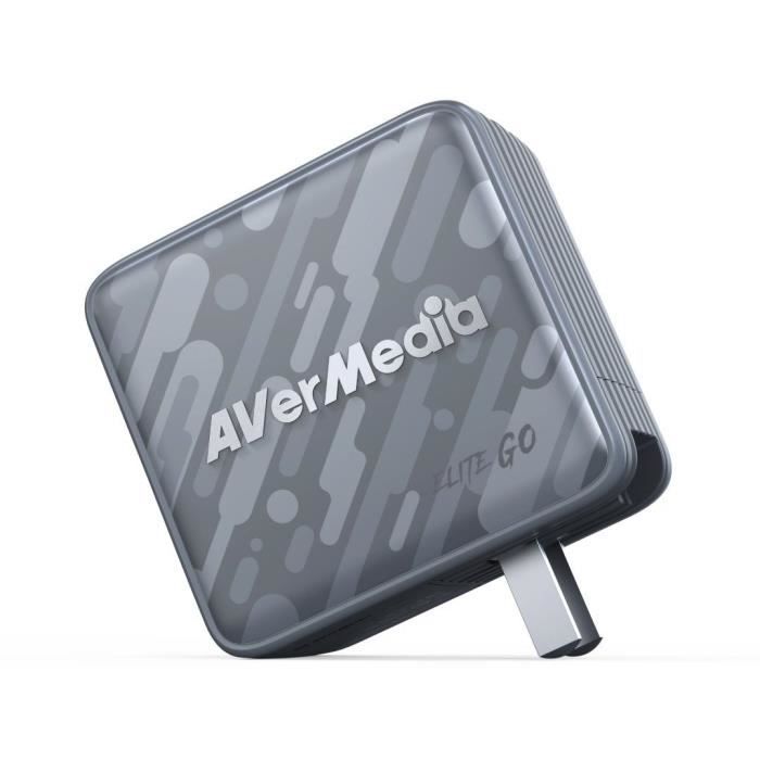 Caricabatterie GaN - AVERMEDIA - 100W con acquisizione video FHD GC313Pro Nero