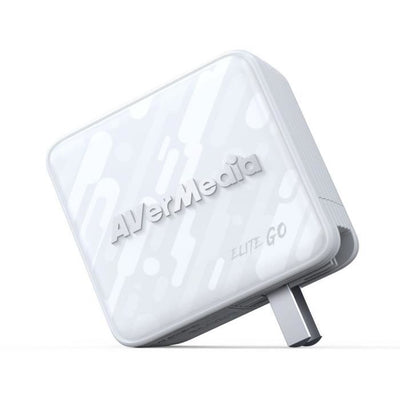 Caricabatterie GaN - AVERMEDIA - 100W con acquisizione video FHD GC313Pro Bianco