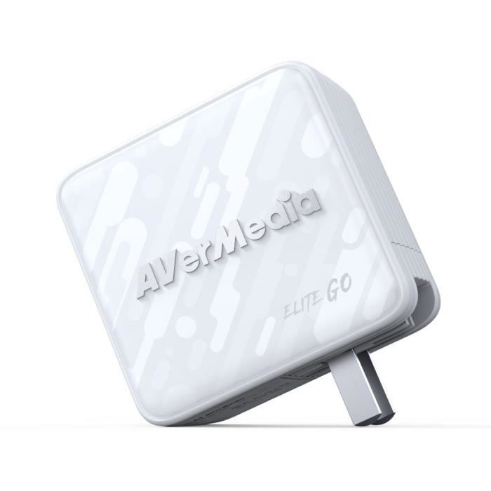Caricabatterie GaN - AVERMEDIA - 100W con acquisizione video FHD GC313Pro Bianco