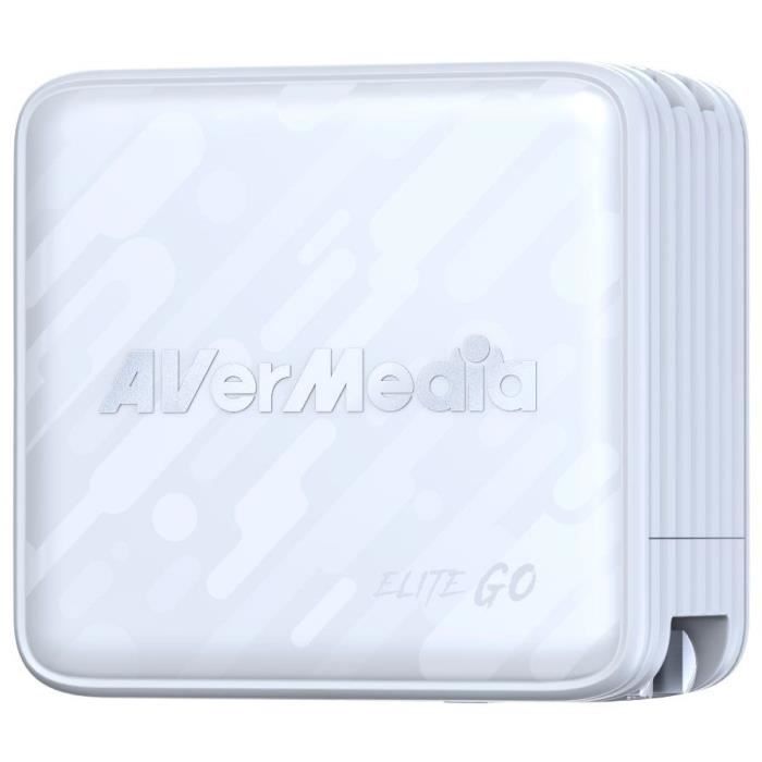 Caricabatterie GaN - AVERMEDIA - 100W con acquisizione video FHD GC313Pro Bianco