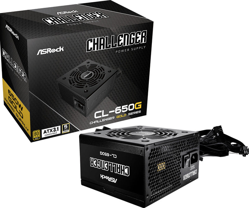 Alimentatore Asrock CL-650G Challenger - 650W 80Plus Gold- ATX3.1 ready