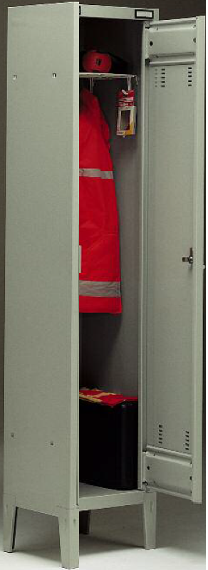 Armadietto spogliatoio monoblocco ad 1 posto cm. 38x35x180h