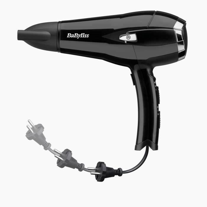 BABYLISS - Asciugacapelli - 2000 W - CordKeeper 2000 - nero - D374E