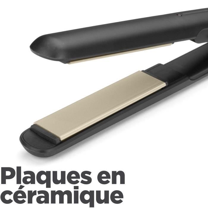 BaByliss ST089E - Piastra per capelli BaByliss - 2 impostazioni di temperatura - Fino a 230  C - Piastre in ceramica - Tappetino resistente al calore