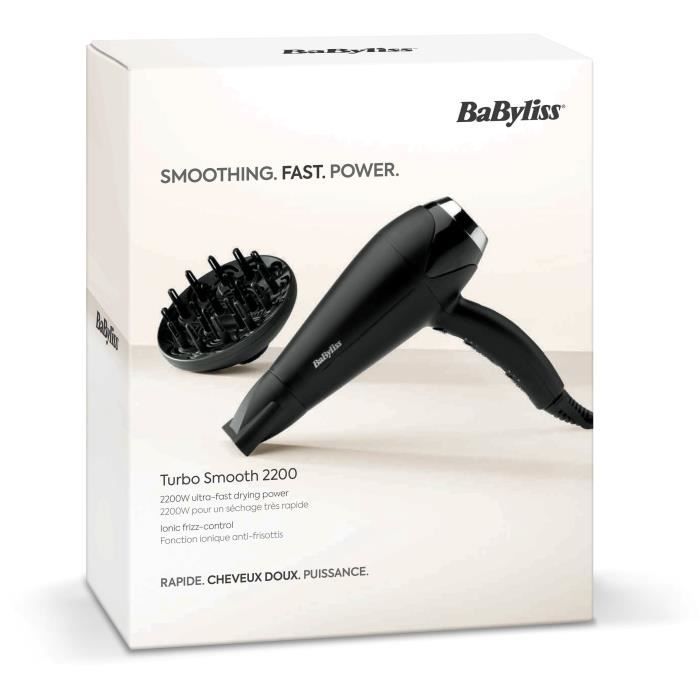 BABYLISS D572DE PARRUCCHIERE DC Turbo Smooth 2200