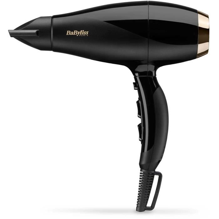 BABYLISS 6714E - Asciugacapelli Super Pro 2300W - 3 temperature / 2 velocità - velocità aria 120 km/h - Pulsante aria fredda