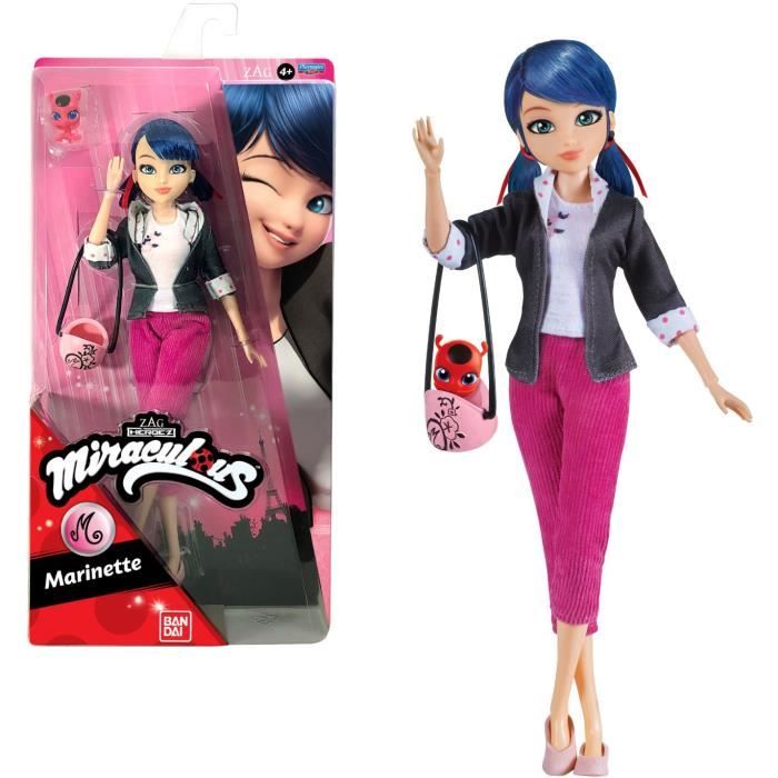 BANDAI Miraculous Ladybug - Bambola Fashion 26 cm: Marinette