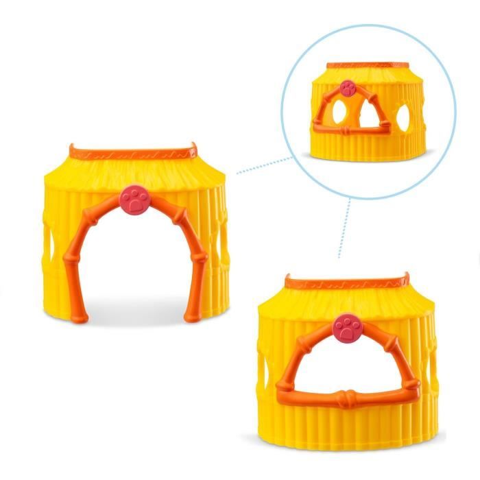 BANDAI - Littlest Pet Shop - Tiki Jungle Pack - 3 animali e accessori - BF00515