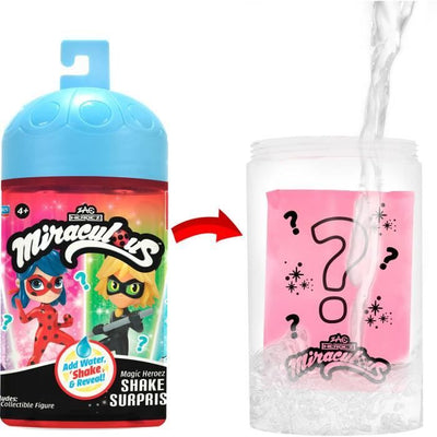 Bambole Chibi Color Change Surprise 10 cm - Miraculous Ladybug - BANDAI - Personaggio casuale