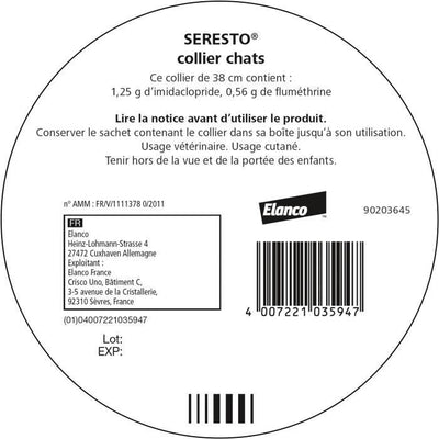 Collare antiparassitario SERESTO - Per cat