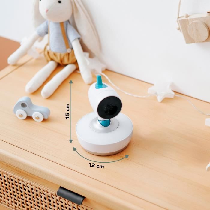 Babymoov Telecamera aggiuntiva motorizzata regolabile a 360 per Yoo Moov Video Baby Monitor