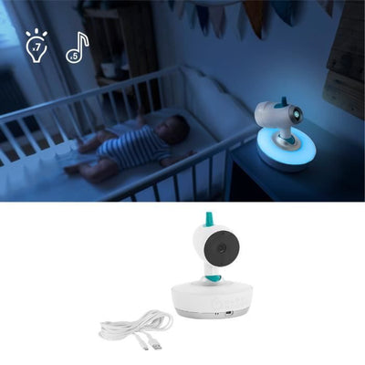 Babymoov Telecamera aggiuntiva motorizzata regolabile a 360 per Yoo Moov Video Baby Monitor