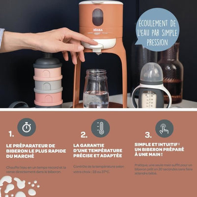 BEABA, Bib espresso, scaldabiberon/vasetti, Terracotta
