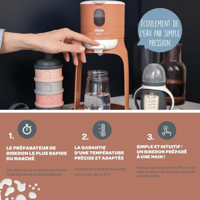 BEABA, Bib espresso, scaldabiberon/vasetti, Terracotta