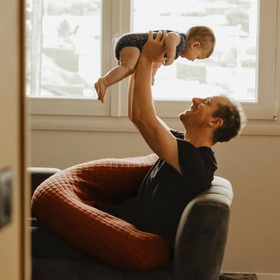 Beaba, Big Flopsy , fiore di cotone, mattoni, 170 cm