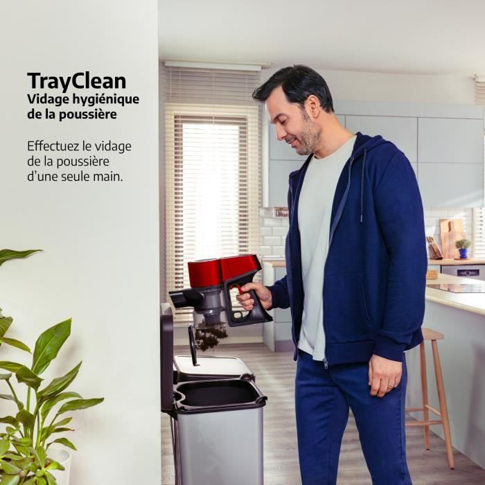 Beko VRT50121VR multifunzione wireless aspirapolvere scopa - 21.6V - 45 minuti di autonomia - tecnologia ciclonica - pennello retroilluminato