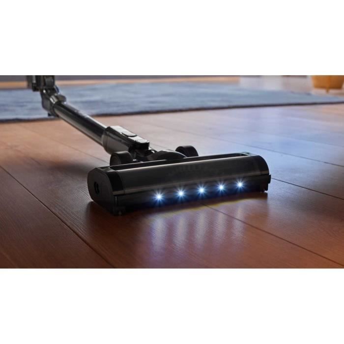 BEKO VRT97325VY - Aspirapolvere a batteria con stazione di svuotamento - 150 AW - Spazzola Adaptedge autodistricante