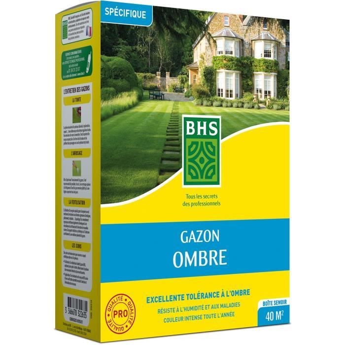 Prato - BHS - Prato Ombra 1kg  40m  Resistente alla scarsa illuminazione e alle zone d&