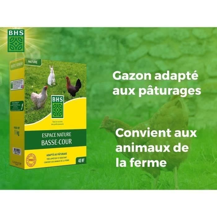 Prato - BHS - Espace Nature 1kg  40m  Ricco di proteine, veloce, omogeneo  Benessere degli animali all&