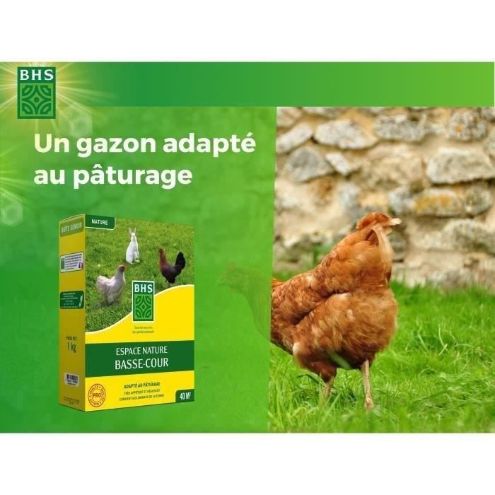 Prato - BHS - Espace Nature 1kg  40m  Ricco di proteine, veloce, omogeneo  Benessere degli animali all&