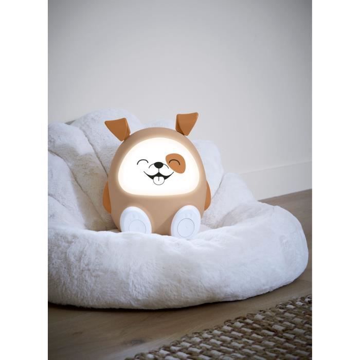 Altoparlante luminoso e luce notturna - BIGBEN - Cane - Bluetooth 5.0, 15 W, Luce notturna regolabile, Timer, Batteria USB-C