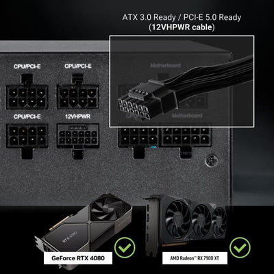 BITFENIX BFG GOLD 850W (80+ Gold) ATX 3.0 - Alimentatore PC - 850W