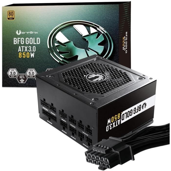 BITFENIX BFG GOLD 850W (80+ Gold) ATX 3.0 - Alimentatore PC - 850W