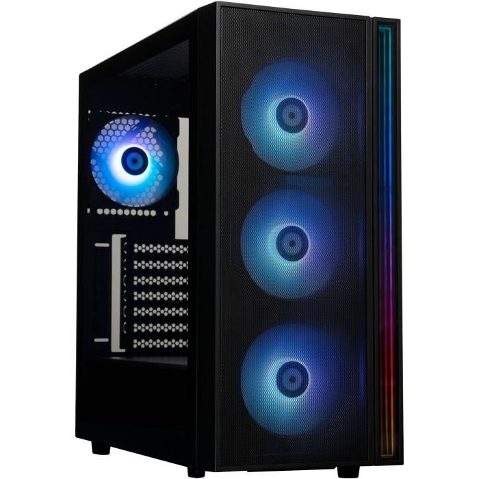 Case PC - BITFENIX - Fang ARGB (Nero) - Medium Tower - Formato ATX - Senza alimentatore