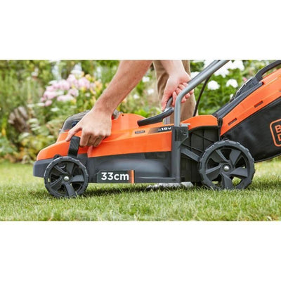 BLACK & DECKER Rasaerba a batteria 33cm LITIO 18V - 2,5Ah - BCMW3318N-XJ (senza batteria)