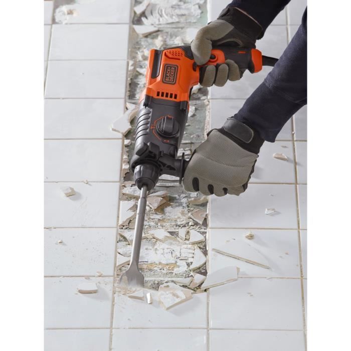 BLACK + DECKER BEHS01-QS TRAPANO A MARTELLO SDS + 650 WATT