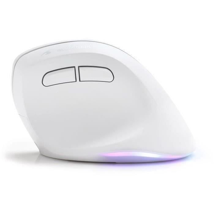Mouse ergonomico wireless - BLUESTORK - ERGO - Luminoso - PC/MAC - Nero