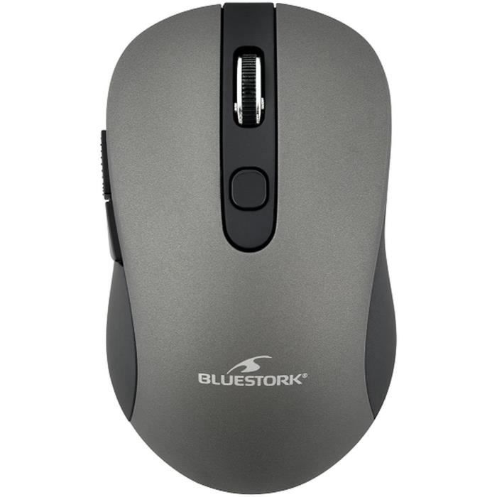 Mouse wireless - 2,4 GHz - 6 pulsanti - Grigio